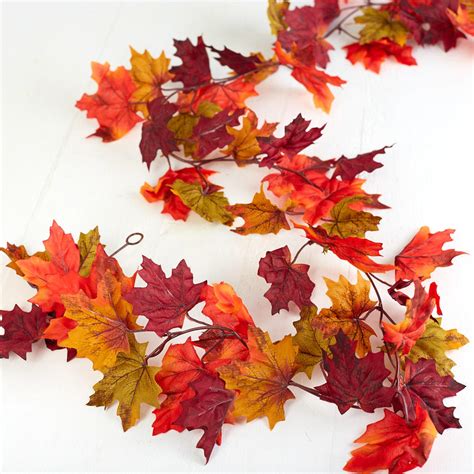 1. Autumn Leaves Garland: