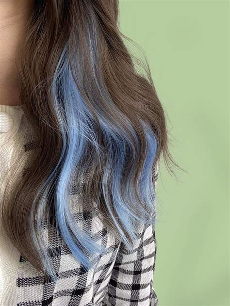 1. Baby Blue Hair Extensions: