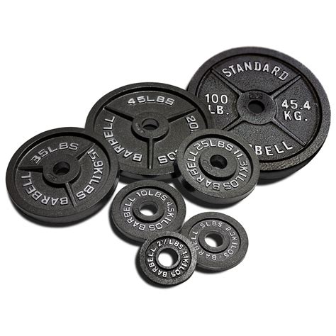 1. Barbell and Weight Plates: