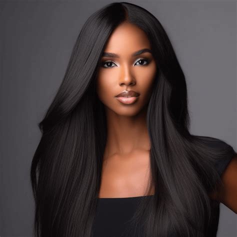 1. Bellami Yaki Straight Lace Front Wig