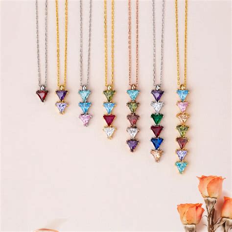 1. Birthstone Necklaces: