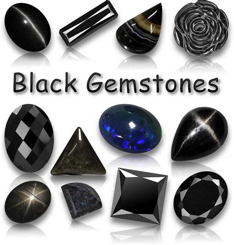 1. Black Diamond: The King of Black Gemstones