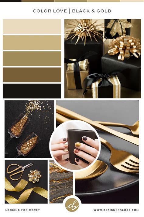 1. Black and Gold Color Scheme: