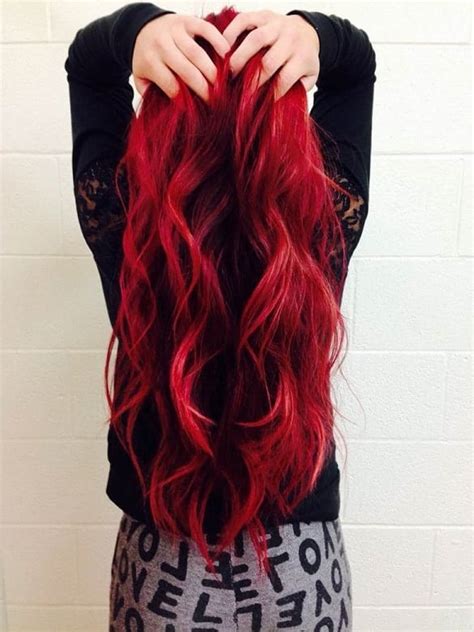 1. Blood-Red Hair: