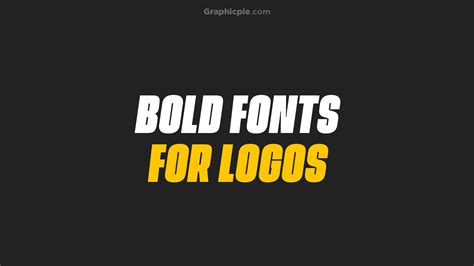 1. Bold Logos: