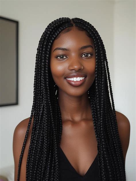 1. Box Braids: The Timeless Icon