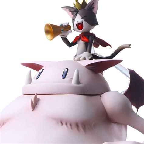 1. Cait Sith is a robotic cat with a moogle doll on its head.