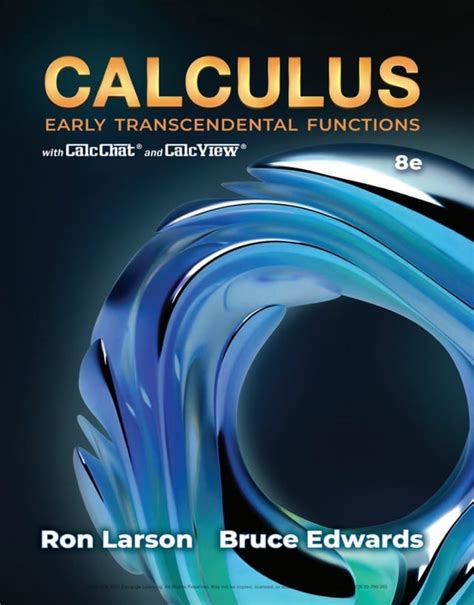 1. Calculus: Early Transcendentals (8th Edition)