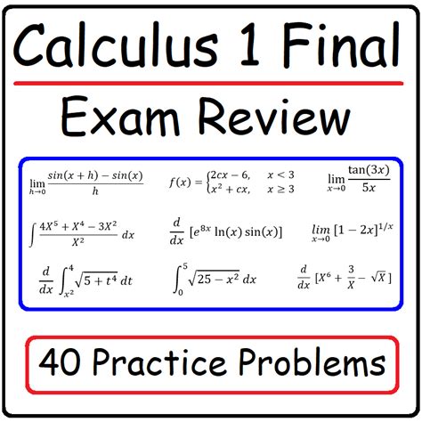 1. Calculus I
