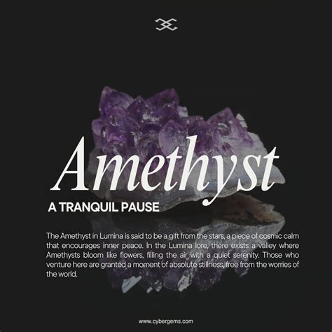 1. Calming Amethysts: Embrace Tranquility