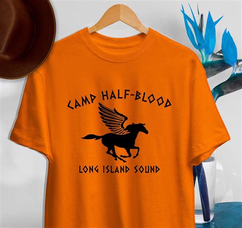 1. Camp Half-Blood Crest Embroidered Tee: