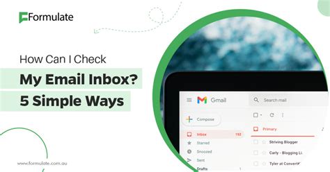 1. Check Your Email Inbox (5 Minutes)