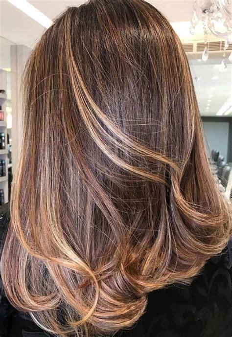 1. Chestnut Brown with Golden Highlights