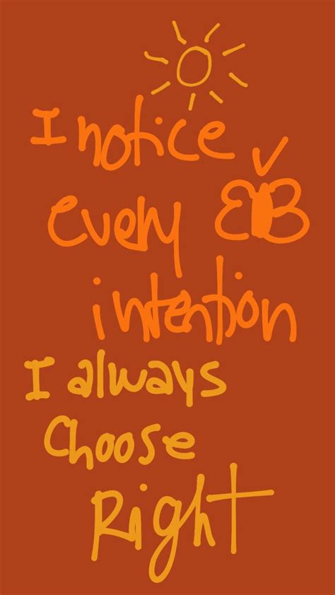 1. Choose Intentions: