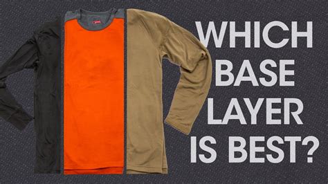 1. Choose Your Base Layer: