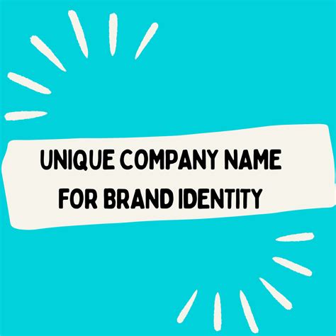 1. Choose a Unique Company Name