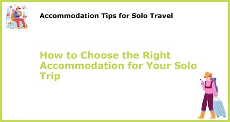 1. Choose the Right Accommodation: