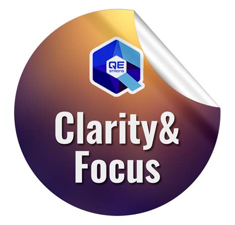 1. Clarity and Focus