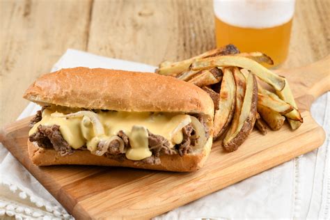 1. Classic Beef Cheesesteak