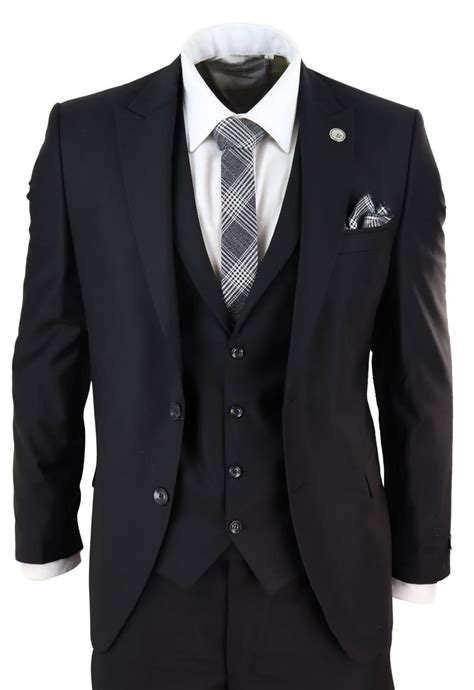 1. Classic Black Suit