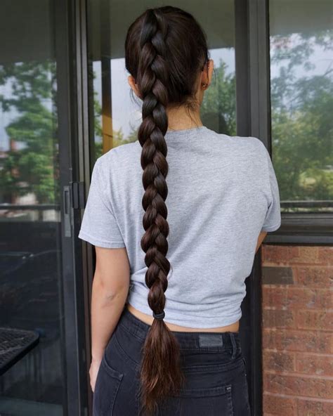 1. Classic Braid Ponytail