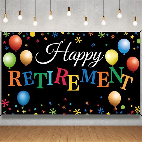 1. Classic Retirement Signs