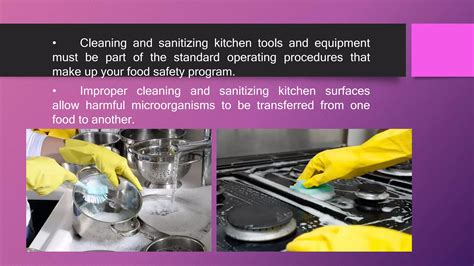 1. Cleaning and Sanitizing