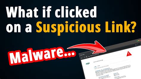 1. Clicking on suspicious links: