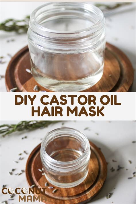 1. Coconut and Castor Oil Miracle Mask