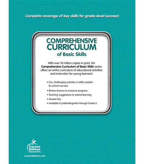 1. Comprehensive Curriculum