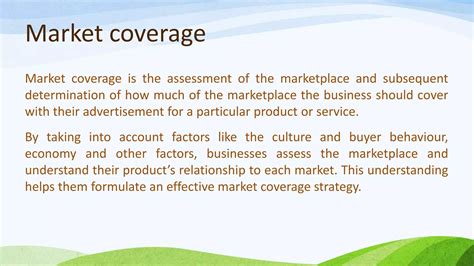 1. Comprehensive Market Coverage: