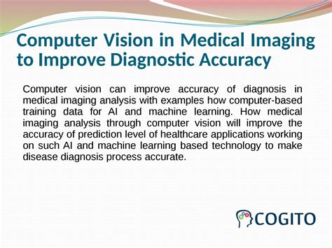 1. Computer Vision for Medical Diagnosis: