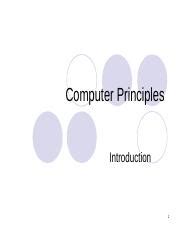 1. Computing Principles