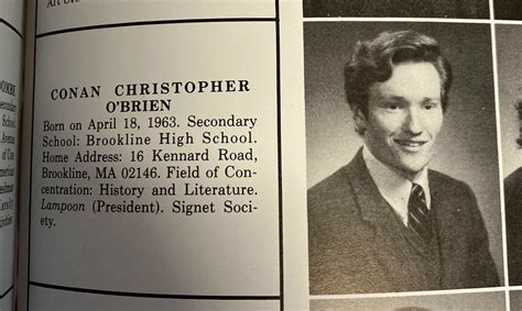 1. Conan O'Brien (Class of 1983, Harvard University)
