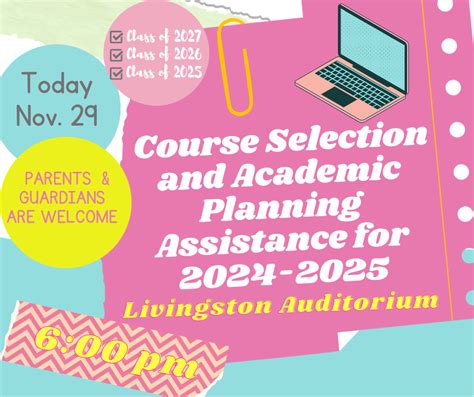 1. Course Selection and Academic Planning: