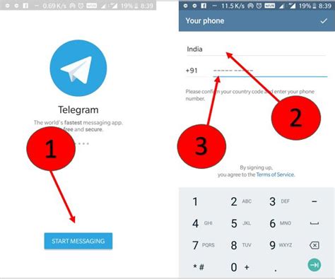 1. Creating a Telegram Account