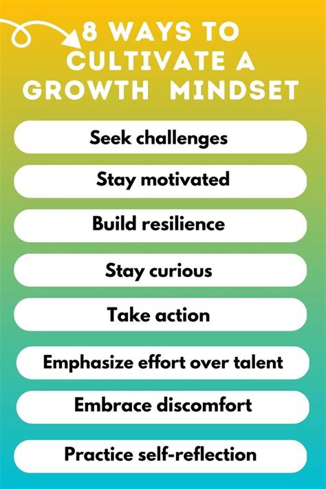 1. Cultivate a Growth Mindset