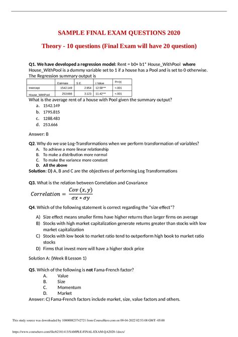 1. Data-Analysis Questions (30% of exam)