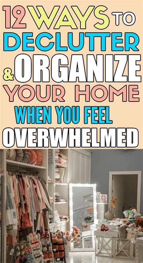 1. Declutter and Organize: