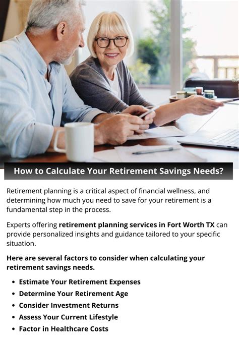 1. Determine Your Retirement Age and Income Needs: