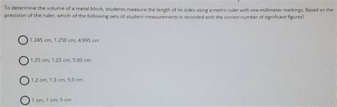 1. Determine the Volume of 1 Millimeter