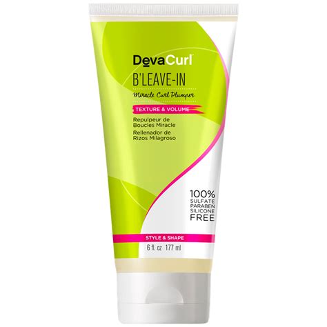 1. DevaCurl B'Leave-In Miracle Curl Plumper: