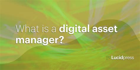 1. Digital Asset Manager