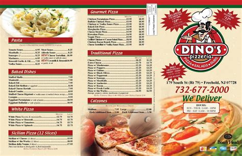 1. Dino's Pizza: Legendary Italian Fare