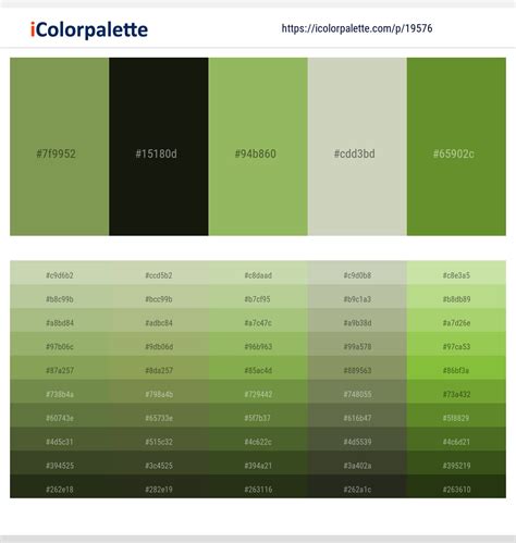 1. Drab Color Palette: