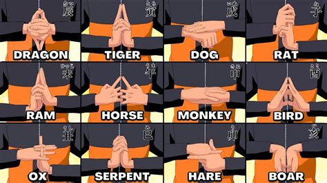 1. Dragon Hand Sign