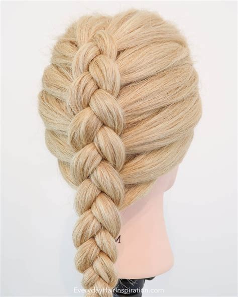 1. Dutch Braid (also known as a Dutch plait):