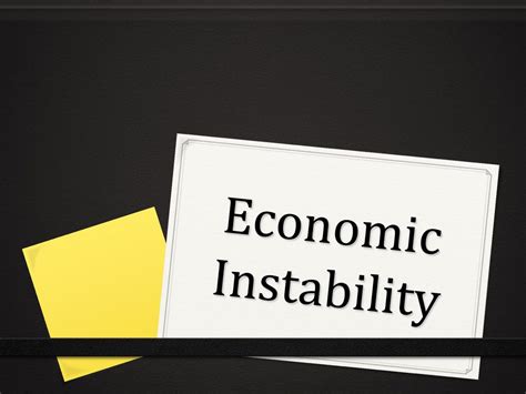 1. Economic Instability: