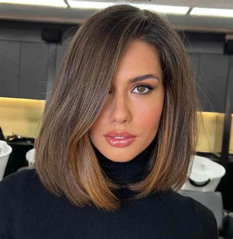 1. Effortless Chic: The Blunt Cut Bob