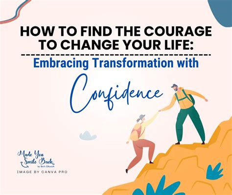 1. Embracing Confidence and Courage